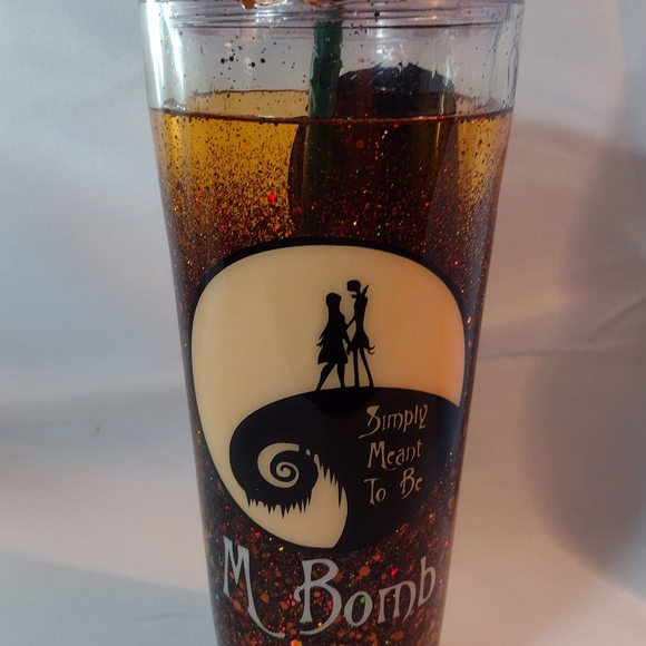 Rare Starbucks Nightmare Before Christmas Jack Skellington Snowglobe Tumbler - Picture 4 of 10